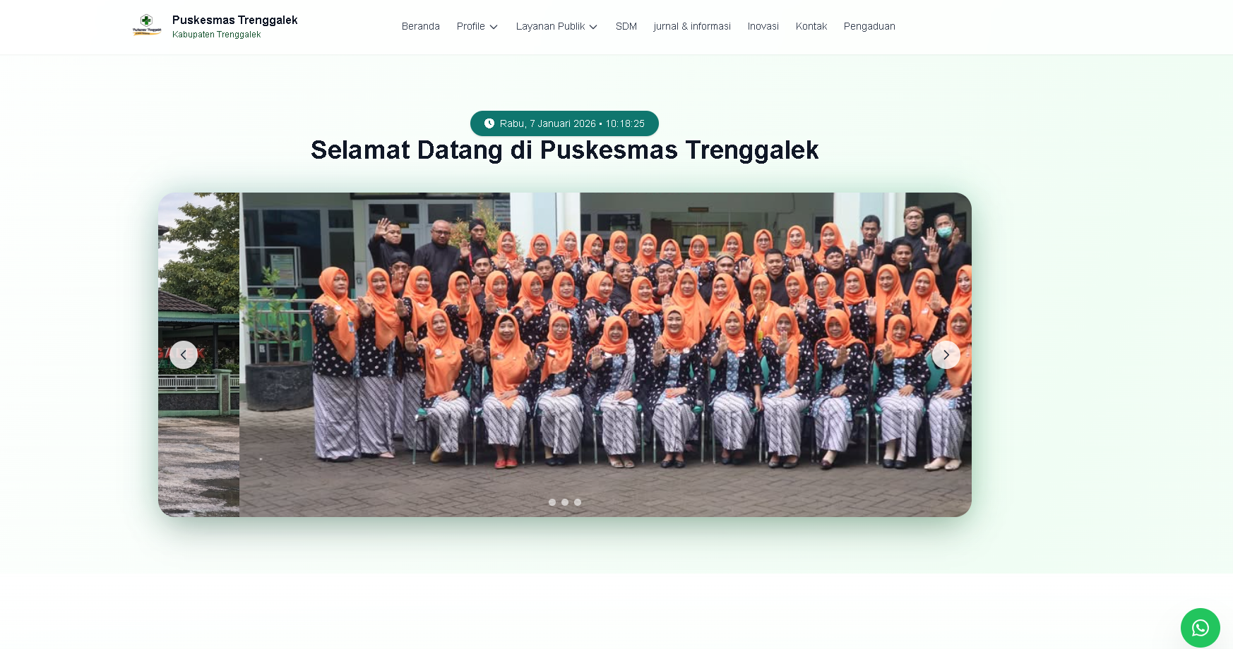 Mockup Website Puskesmas